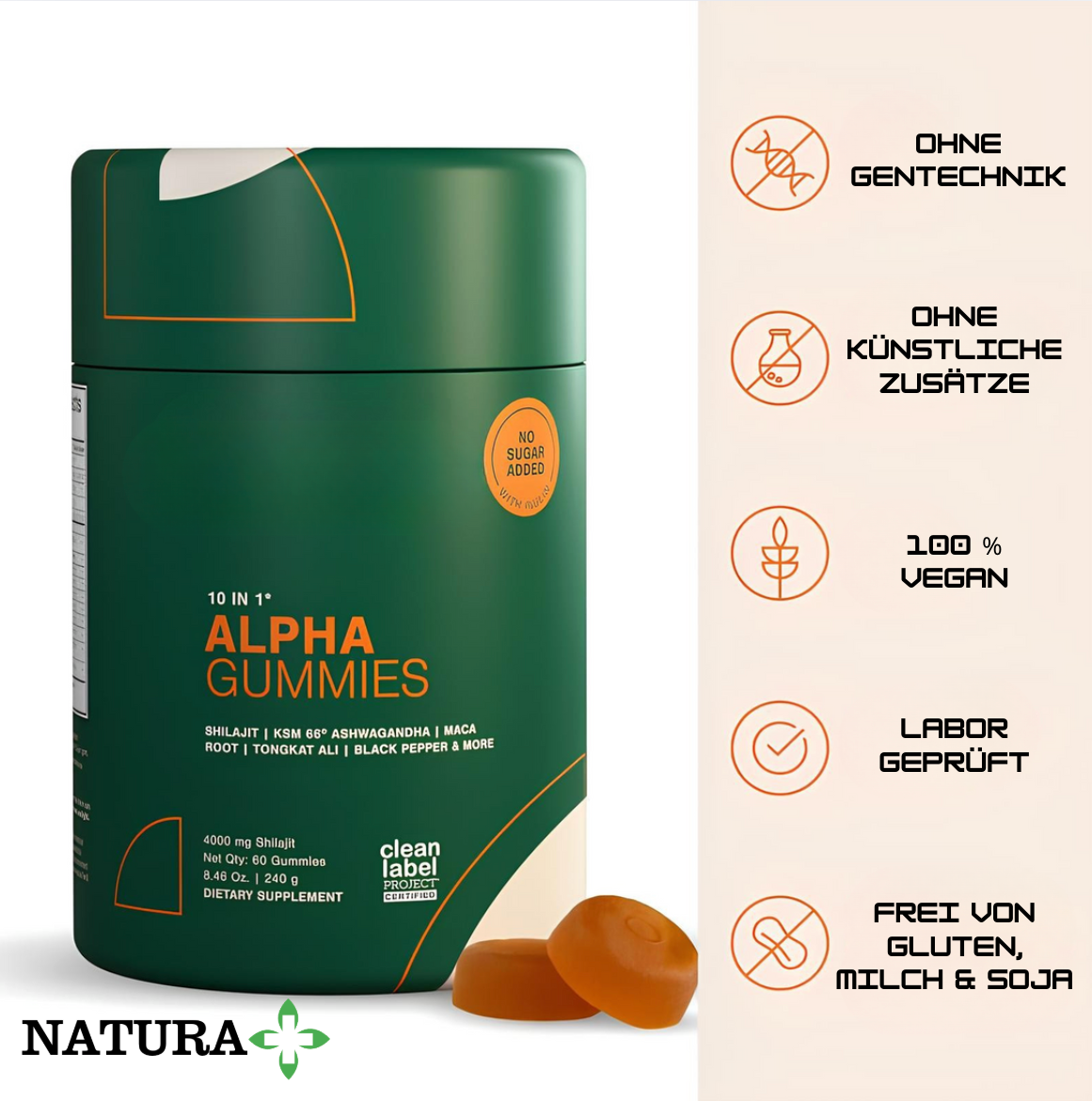 Natura™ I 10in1 Alpha Gummies